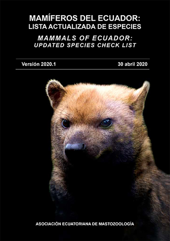 Lista actualizada de mamíferos Ecuador 20201 1